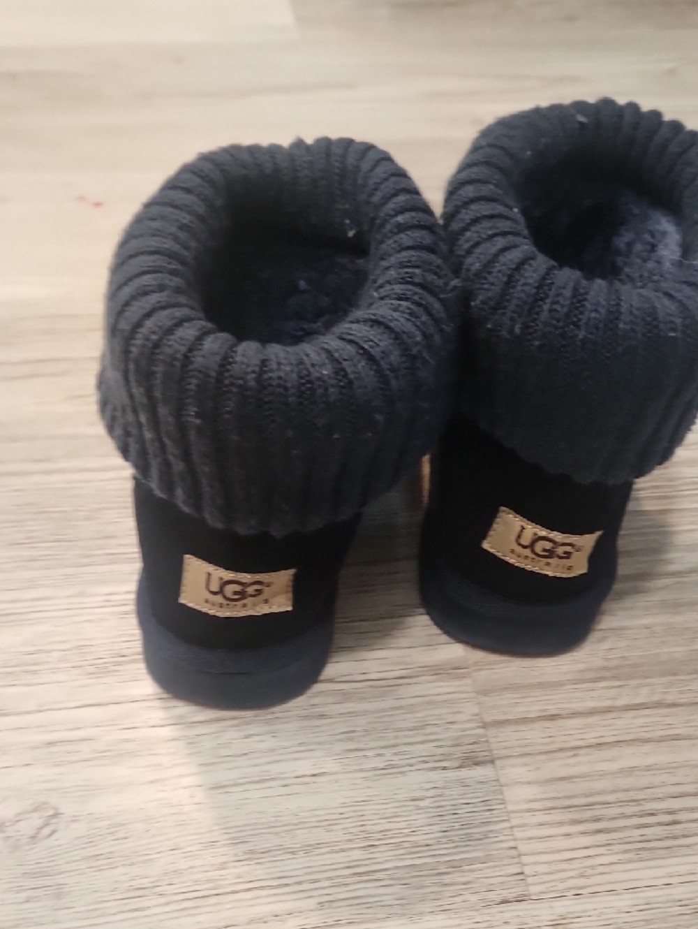 UGG Dark Blur Knit Cuff Short Boots - Picture 6 of 8